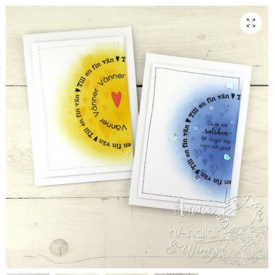 VÄNSKAPSCIRKELstämpelset från Hänglar & Wings A6