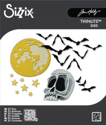 VAULT MOONLIGHT SCARE Halloween die set - Stansmallar från Tim Holtz Sizzix