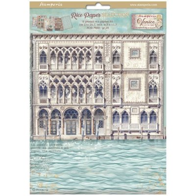 VENICE CITY OF ART RICE PAPER COLLECTION from Stamperia A4