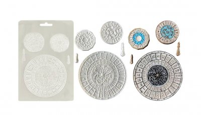 CLOCKS SOFT MOULD VENICE CITY OF ART - Gjutform med klockor från Stamperia A5