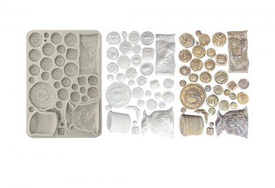 OLD COINS SILICONE MOULD VENICE CITY OF ART from Stamperia A5