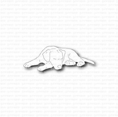 VILANDE HUND-stansmall från Gummiapan 4,4x1,5 cm