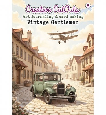 Vintage Gentlemen Book Creative CutOuts - Dekorationer från Creatief Art