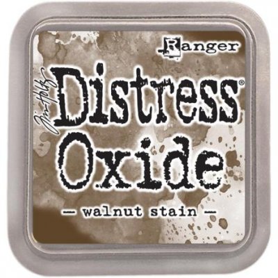 Walnut stain distress oxide ink pad - Valnötsbrun stämpeldyna från Tim Holtz / Ranger ink