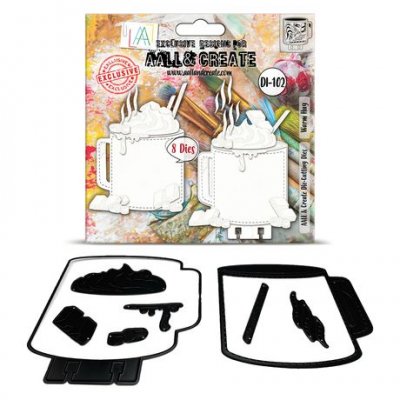 WARM HUG die set from AALL & Create