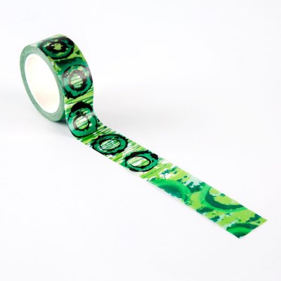 Green mixed media washi tape 20 from AALL & Create