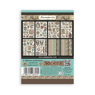 WASHI PAD Sir Vagabond in Fantasy World Washitejp from Stamperia A5