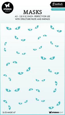 Watching You Essentials Mask eyes Halloween stencil from Studio Light 15x21 cm