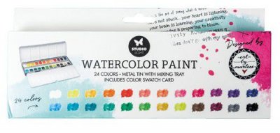 Watercolor paint Essentials +ABM 02 - Akvarellfärger från Art by Marlene Studio Light