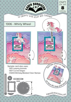 WHIRLY WHEEL die set - Stansmallar från Karen Burniston