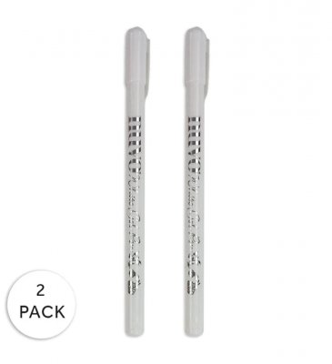 2 WHITE GEL PENS - Vita gelépennor från Nuvo Tonic Studios
