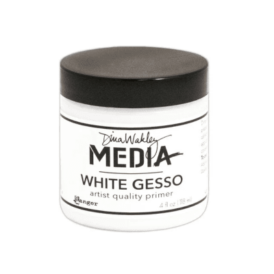 WHITE GESSO 4 fl oz - Vit gesso från Dina Wakley Ranger ink 118 ml