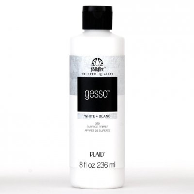 WHITE GESSO surface primer 8 fl oz från Folk Art 236 ml