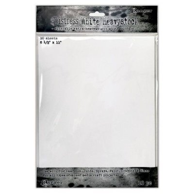 Distress white heavystock 10 sheets from Tim Holtz/Ranger 8½x11