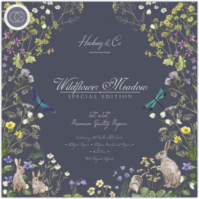 Wildflower Meadow Special Edition 12x12 Inch Paper Pad from Craft Consortium 30x30 cm