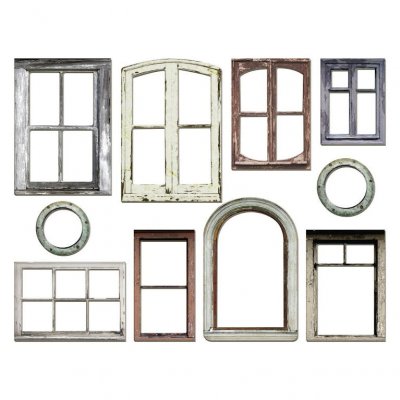 Window baseboard frames 2022 from Tim Holtz Idea-ology