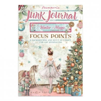 WINTER MAGIC JUNK JOURNAL FOCUS POINTS - Dekorationer från Stamperia A5
