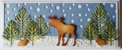FÖRBESTÄLLNING Dotted background slimline die - Stansmall med hål från Elizabeth Craft Design
