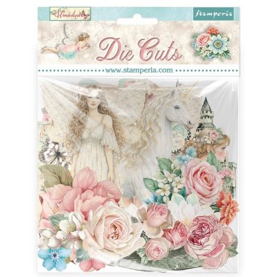 WONDERLAND die cuts - Utstansade dekorationer från Stamperia