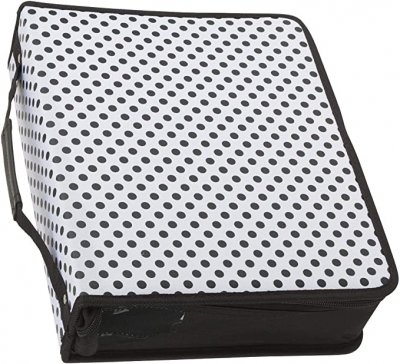 A4 Storage Folder for embossing folders - Svartvitprickig förvaringsväska för embossingfoldrar från Xcut