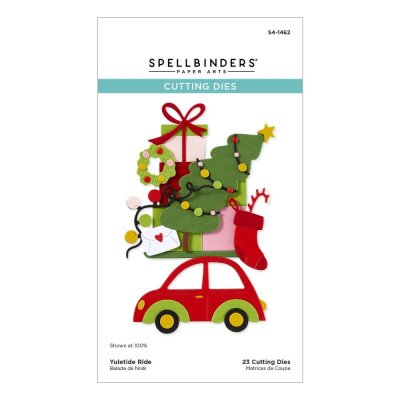 YULETIDE RIDE Christmas car die set from Spellbinders