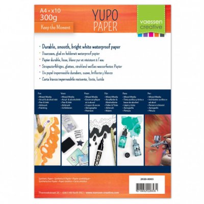 10 st Yupopapper 300 g från Vaessen Creative A4 
