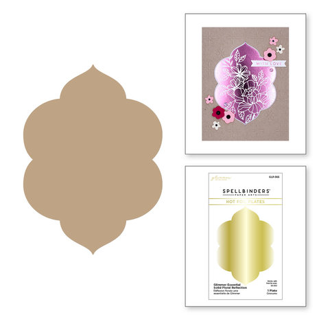 Spellbinders Set Di Fustelle E Lamina A Caldo Cavalluccio Marino | Collezione Seahorse Kisses, Fustella Metallica